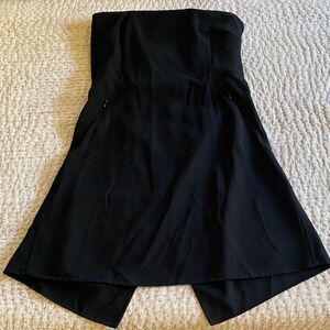 Elegant Black Strapless Dress